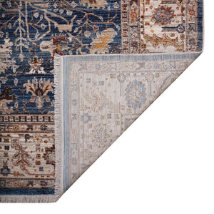 AMER Rugs Arcadia ARC-5 Power-Loomed Oriental Classic Area Rug Blue 9'1" x 12'9"