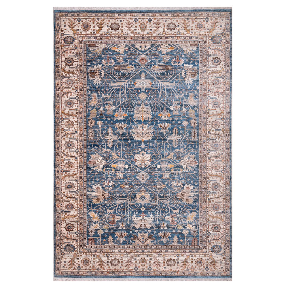 AMER Rugs Arcadia ARC-5 Power-Loomed Oriental Classic Area Rug Blue 9'1" x 12'9"