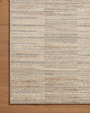 Loloi Rugs Arden ARD-01 Polyester | Polypropylene Pile Power Loomed Contemporary Runner Rug Natural / Pebble 24.5745 ARDNARD-01NAPP26C0