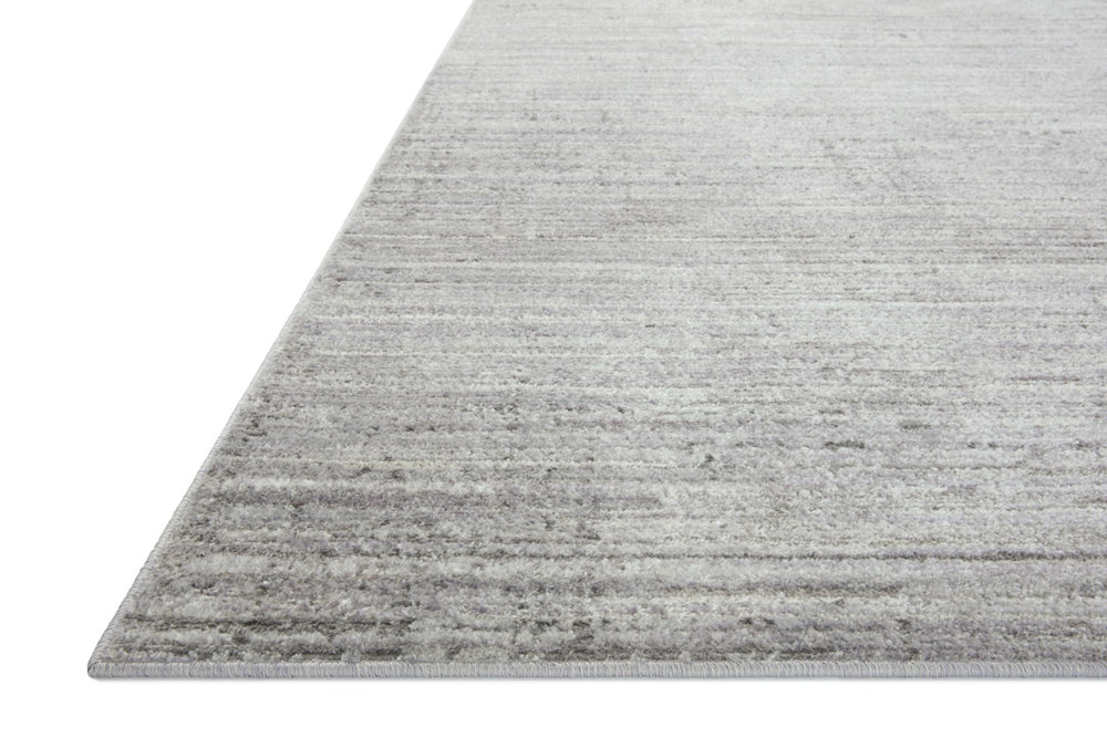 Loloi Rugs Arden ARD-02 Polyester | Polypropylene Pile Power Loomed Contemporary Runner Rug Silver / Grey 24.5745 ARDNARD-02SIGY26C0