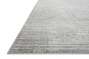 Loloi Rugs Arden ARD-02 Polyester | Polypropylene Pile Power Loomed Contemporary Runner Rug Silver / Grey 24.5745 ARDNARD-02SIGY26C0