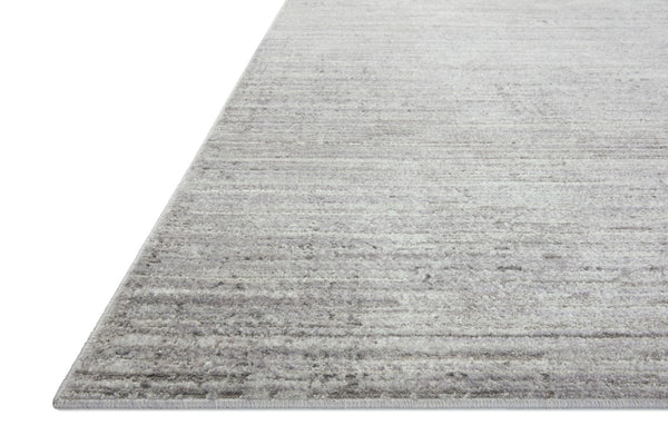 Loloi Rugs Arden ARD-02 Polyester | Polypropylene Pile Power Loomed Contemporary Runner Rug Silver / Grey 24.5745 ARDNARD-02SIGY26C0