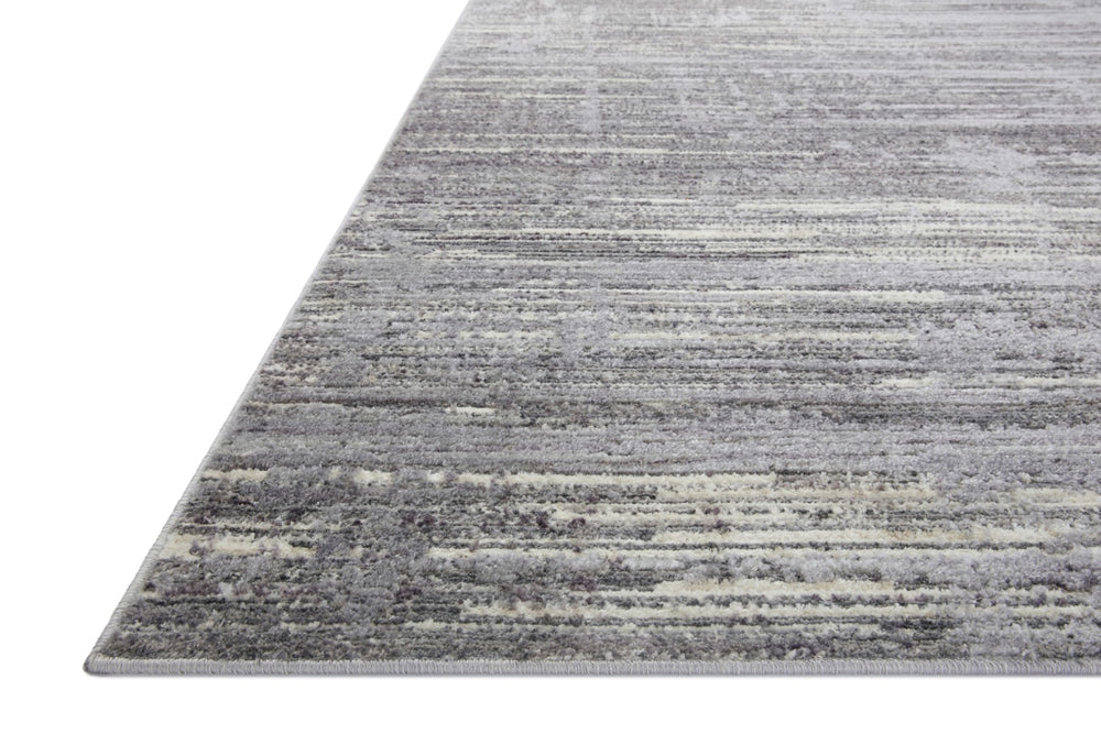 Loloi Rugs Arden ARD-03 Polyester | Polypropylene Pile Power Loomed Contemporary Accent Rug Grey / Ivory 23.4135 ARDNARD-03GYIV3757