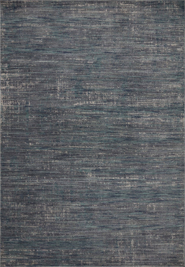 Loloi Rugs Arden ARD-03 Polyester | Polypropylene Pile Power Loomed Contemporary Accent Rug Ocean / Grey 23.4135 ARDNARD-03OCGY3757