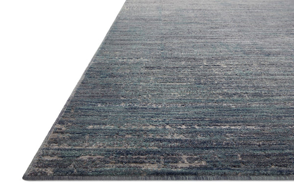 Loloi Rugs Arden ARD-03 Polyester | Polypropylene Pile Power Loomed Contemporary Runner Rug Ocean / Grey 24.5745 ARDNARD-03OCGY26C0