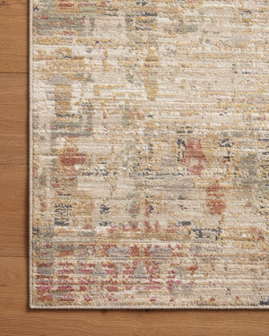 Loloi Rugs Arden ARD-04 Polyester | Polypropylene Pile Power Loomed Contemporary Area Rug Sand / Multi 118.766 ARDNARD-04SAMLB6F6