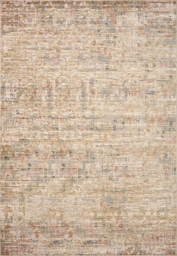 Loloi Rugs Arden ARD-04 Polyester | Polypropylene Pile Power Loomed Contemporary Area Rug Sand / Multi 118.766 ARDNARD-04SAMLB6F6
