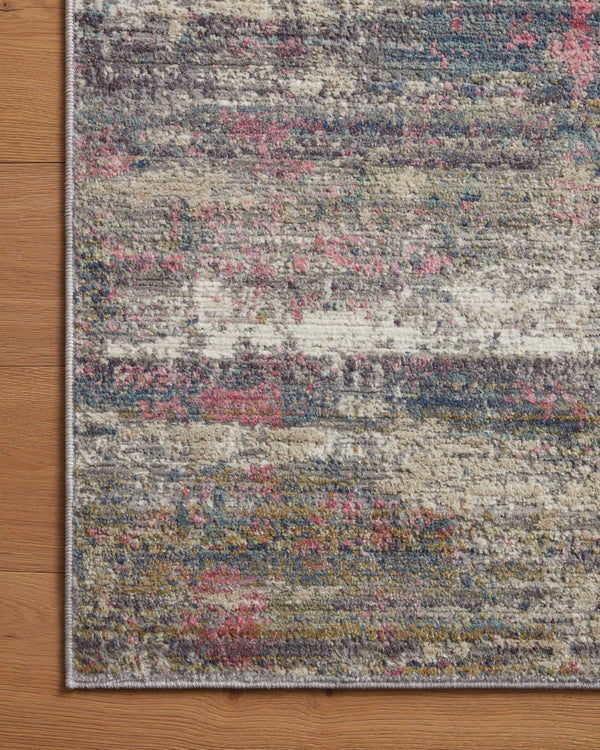 Loloi Rugs Arden ARD-05 Polyester | Polypropylene Pile Power Loomed Contemporary Area Rug Berry / Multi 118.766 ARDNARD-05BYMLB6F6