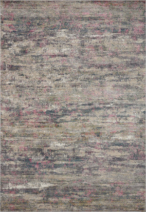 Loloi Rugs Arden ARD-05 Polyester | Polypropylene Pile Power Loomed Contemporary Accent Rug Berry / Multi 23.4135 ARDNARD-05BYML3757