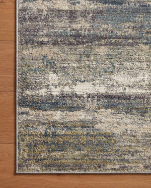 Loloi Rugs Arden ARD-05 Polyester | Polypropylene Pile Power Loomed Contemporary Accent Rug Granite / Ocean 23.4135 ARDNARD-05GNOC3757