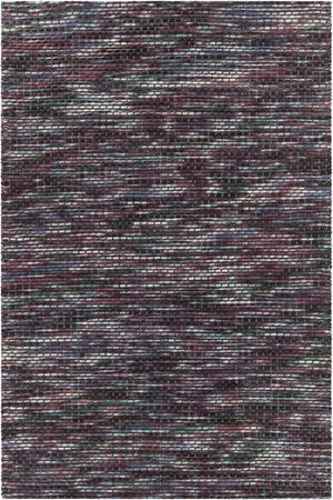 Chandra Rugs Argos 100% Wool Hand-Woven Contemporary Wool Rug Purple/Multi 7'9 x 10'6