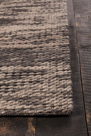 Chandra Rugs Argos 100% Wool Hand-Woven Contemporary Wool Rug Cream/Brown/Charcoal 7'9 x 10'6