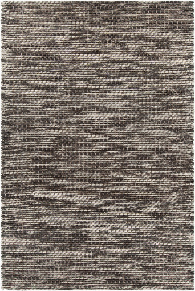 Chandra Rugs Argos 100% Wool Hand-Woven Contemporary Wool Rug Cream/Brown/Charcoal 7'9 x 10'6