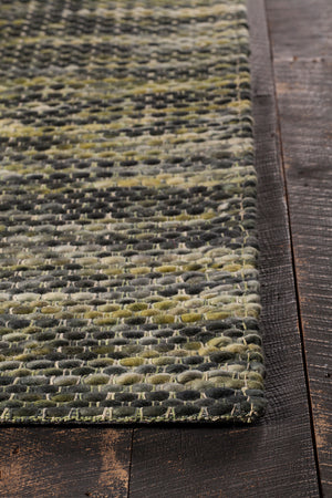 Chandra Rugs Argos 100% Wool Hand-Woven Contemporary Wool Rug Cream/Green 7'9 x 10'6