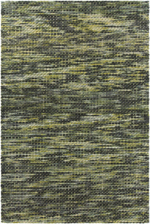 Chandra Rugs Argos 100% Wool Hand-Woven Contemporary Wool Rug Cream/Green 7'9 x 10'6