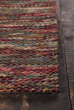 Chandra Rugs Argos 100% Wool Hand-Woven Contemporary Wool Rug Red/Multi 7'9 x 10'6