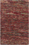 Chandra Rugs Argos 100% Wool Hand-Woven Contemporary Wool Rug Red/Multi 7'9 x 10'6