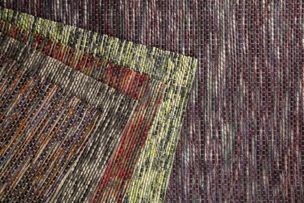 Chandra Rugs Argos 100% Wool Hand-Woven Contemporary Wool Rug Orange/Multi 7'9 x 10'6