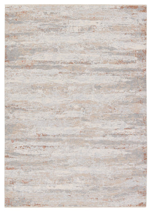 Jaipur Living Aries Taroko ARI02 Power Loomed 100% Polyester Abstract Area Rug Tan 100% Polyester RUG155120