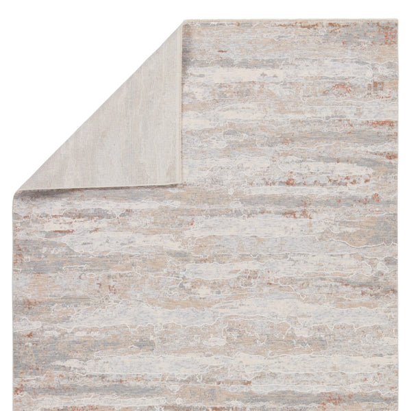 Jaipur Living Aries Taroko ARI02 Power Loomed 100% Polyester Abstract Area Rug Tan 100% Polyester RUG155120