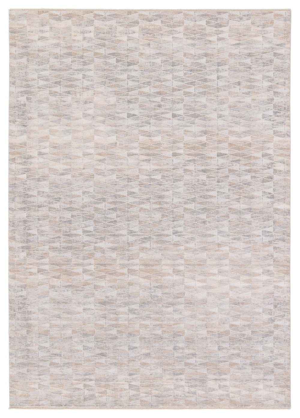 Jaipur Living Aries Luray ARI03 Power Loomed 100% Polyester Trellis Area Rug Tan 100% Polyester RUG155125