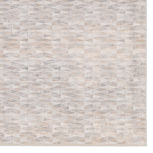 Jaipur Living Aries Luray ARI03 Power Loomed 100% Polyester Trellis Area Rug Tan 100% Polyester RUG155125