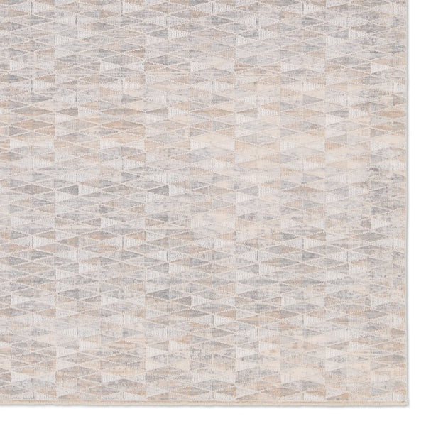 Jaipur Living Aries Luray ARI03 Power Loomed 100% Polyester Trellis Area Rug Tan 100% Polyester RUG155125