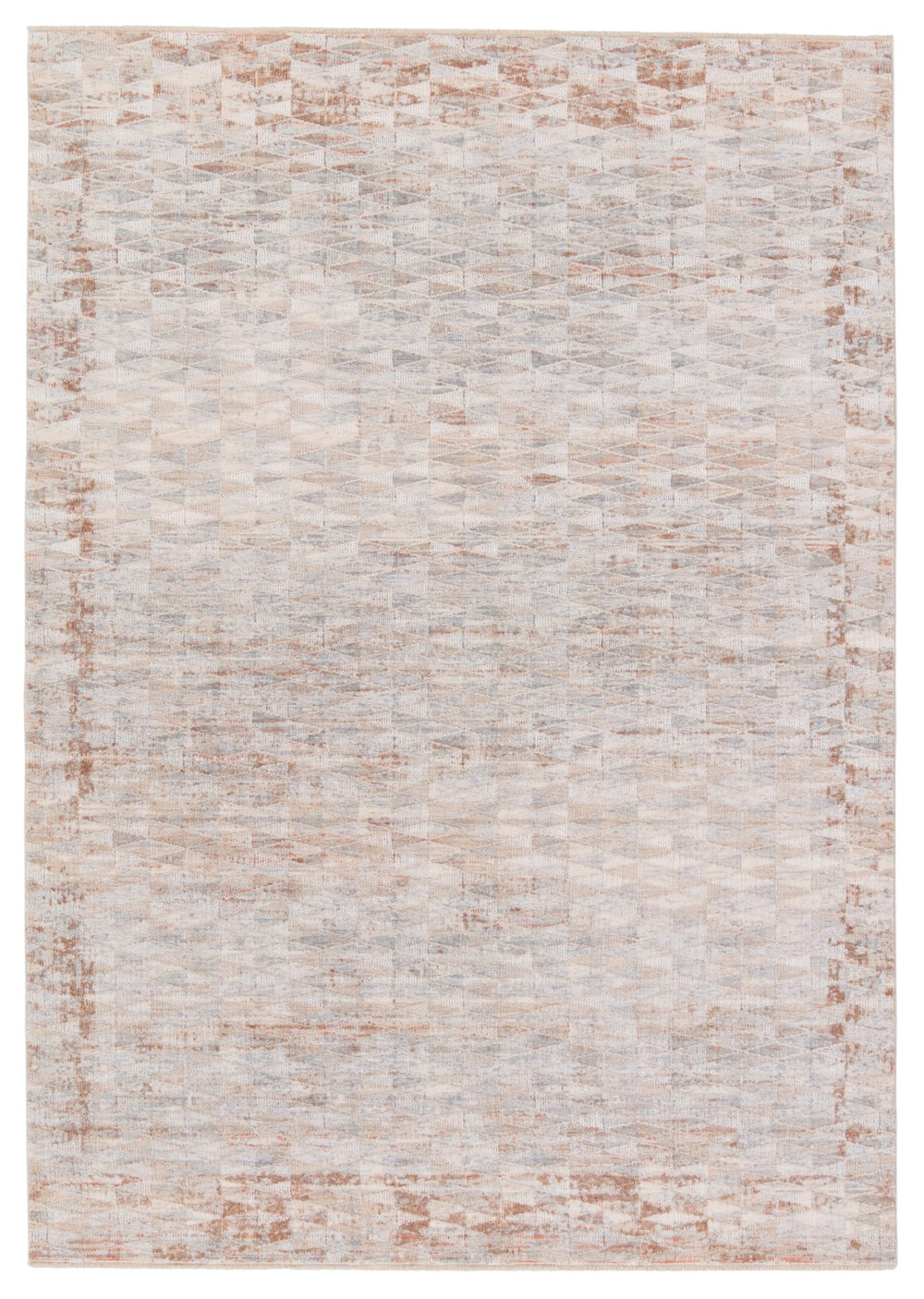 Jaipur Living Aries Luray ARI04 Power Loomed 100% Polyester Trellis Area Rug Grey 100% Polyester RUG155130