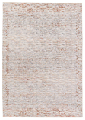 Jaipur Living Aries Luray ARI04 Power Loomed 100% Polyester Trellis Area Rug Grey 100% Polyester RUG155130