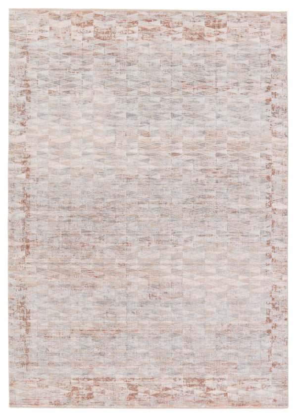Jaipur Living Aries Luray ARI04 Power Loomed 100% Polyester Trellis Area Rug Grey 100% Polyester RUG155130