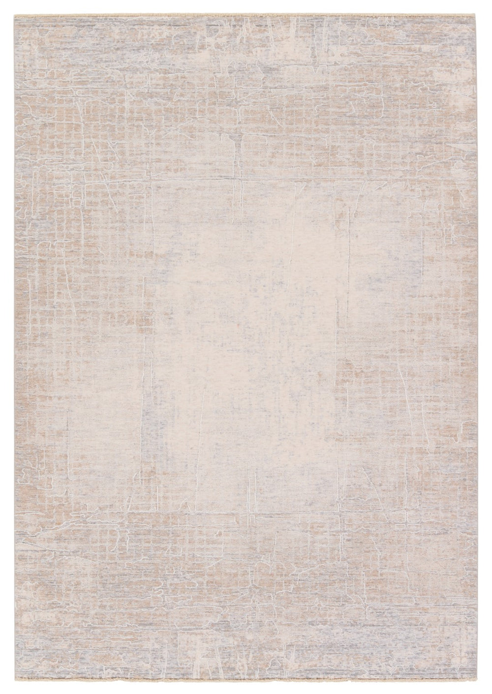Jaipur Living Aries Palermo ARI06 Power Loomed 100% Polyester Abstract Area Rug Tan 100% Polyester RUG155140