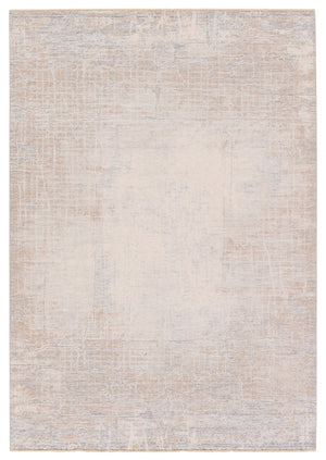 Jaipur Living Aries Palermo ARI06 Power Loomed 100% Polyester Abstract Area Rug Tan 100% Polyester RUG155140