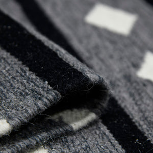 AMER Rugs Artifacts ARI-1 Flat-Weave Tribal Southwestern Area Rug Gray 9' x 12'