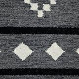 AMER Rugs Artifacts ARI-1 Flat-Weave Tribal Southwestern Area Rug Gray 9' x 12'