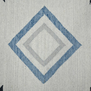 AMER Rugs Artifacts ARI-14 Flat-Weave Tribal Southwestern Area Rug Blue 9' x 12'