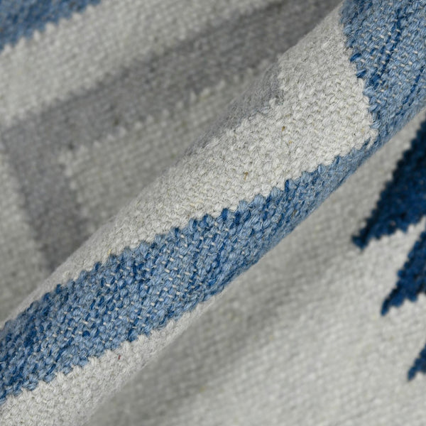 AMER Rugs Artifacts ARI-14 Flat-Weave Tribal Southwestern Area Rug Blue 9' x 12'