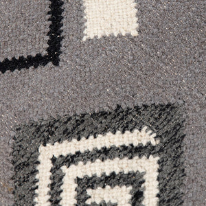 AMER Rugs Artifacts ARI-2 Flat-Weave Tribal Southwestern Area Rug Dove Gray 9' x 12'