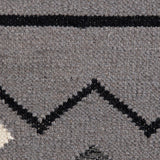 AMER Rugs Artifacts ARI-2 Flat-Weave Tribal Southwestern Area Rug Dove Gray 9' x 12'