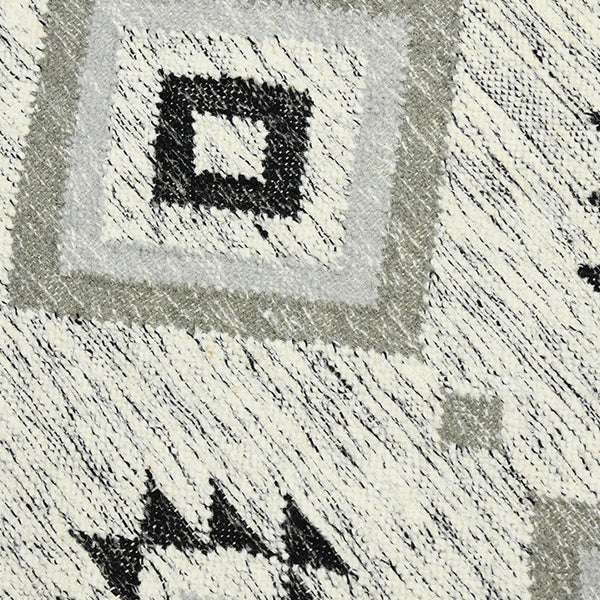 AMER Rugs Artifacts ARI-3 Flat-Weave Tribal Southwestern Area Rug Silver 9' x 12'