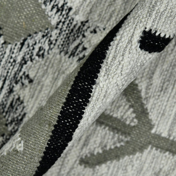 AMER Rugs Artifacts ARI-4 Flat-Weave Tribal Southwestern Area Rug Ivory 9' x 12'