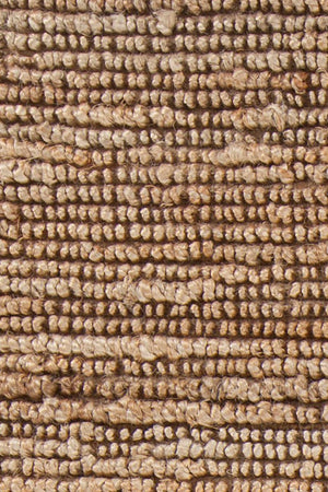 Chandra Rugs Arlene 100% Jute Hand-Woven Solid Color Jute Rug Natural 9' x 13'