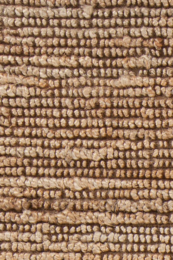 Chandra Rugs Arlene 100% Jute Hand-Woven Solid Color Jute Rug Natural 9' x 13'