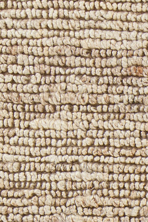 Chandra Rugs Arlene 100% Jute Hand-Woven Solid Color Jute Rug Bleached 9' x 13'