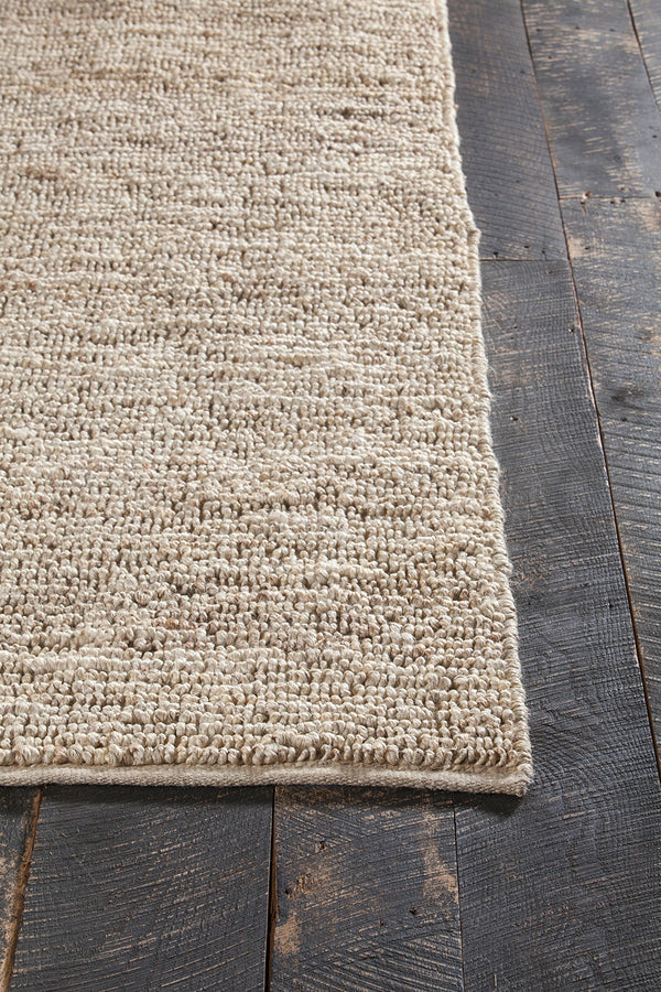 Chandra Rugs Arlene 100% Jute Hand-Woven Solid Color Jute Rug Bleached 9' x 13'