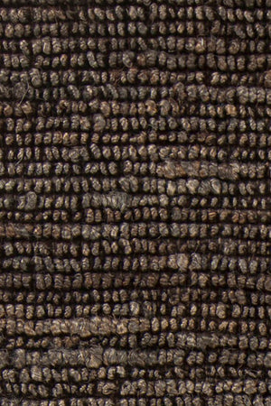 Chandra Rugs Arlene 100% Jute Hand-Woven Solid Color Jute Rug Brown 9' x 13'