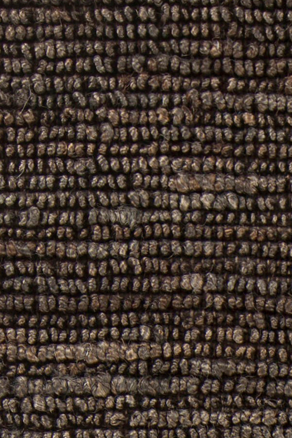 Chandra Rugs Arlene 100% Jute Hand-Woven Solid Color Jute Rug Brown 9' x 13'