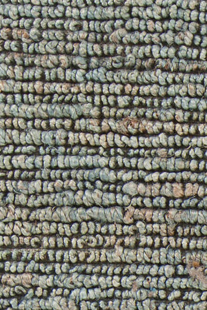 Chandra Rugs Arlene 100% Jute Hand-Woven Solid Color Jute Rug Green 9' x 13'