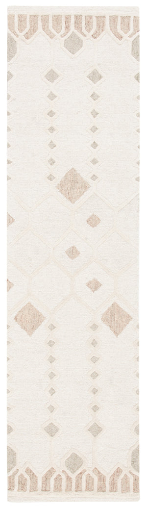 Artistry 501 Hand Tufted 85% Wool, 15% Cotton Bohemian Rug Ivory / Sage 85% Wool, 15% Cotton ARR501A-29