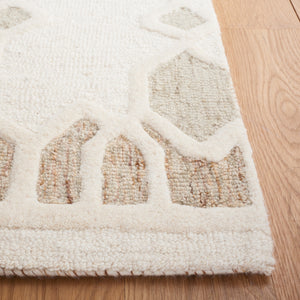 Artistry 501 Hand Tufted 85% Wool, 15% Cotton Bohemian Rug Ivory / Sage 85% Wool, 15% Cotton ARR501A-5