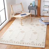 Artistry 501 Hand Tufted 85% Wool, 15% Cotton Bohemian Rug Ivory / Sage 85% Wool, 15% Cotton ARR501A-5
